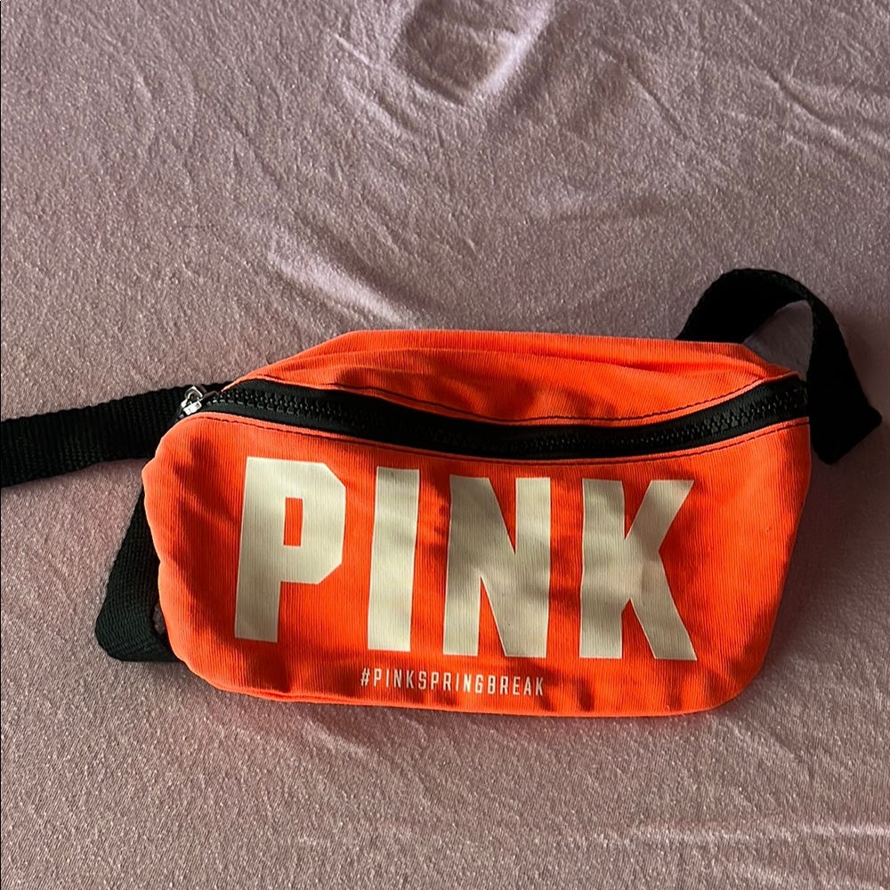 PINK Victoria's Secret Orange Crossbody Bag